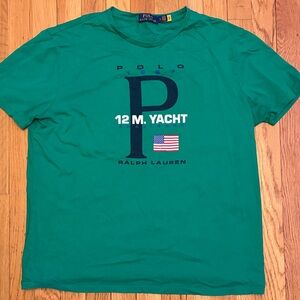 Polo by Ralph Lauren Teal Graphic Tee